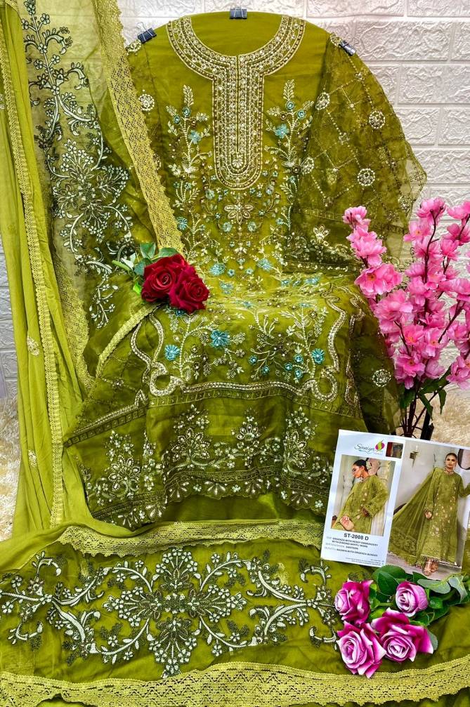 Saniya ST-2008 Fancy Festive Wear Wholesale Pakistani Salwar Suits
